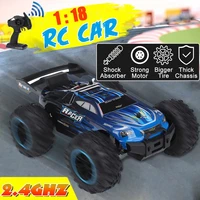 rc car monster truck 118 2 4g 40kmh off road pickup high speed car big foot vehicle electronic hobby toys for children kids