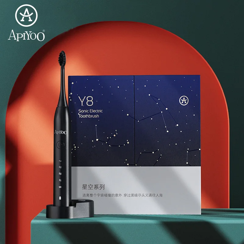Перезаряжаемая электрическая зубная щетка Apiyoo Y8 серии Starry Sky автоматическая