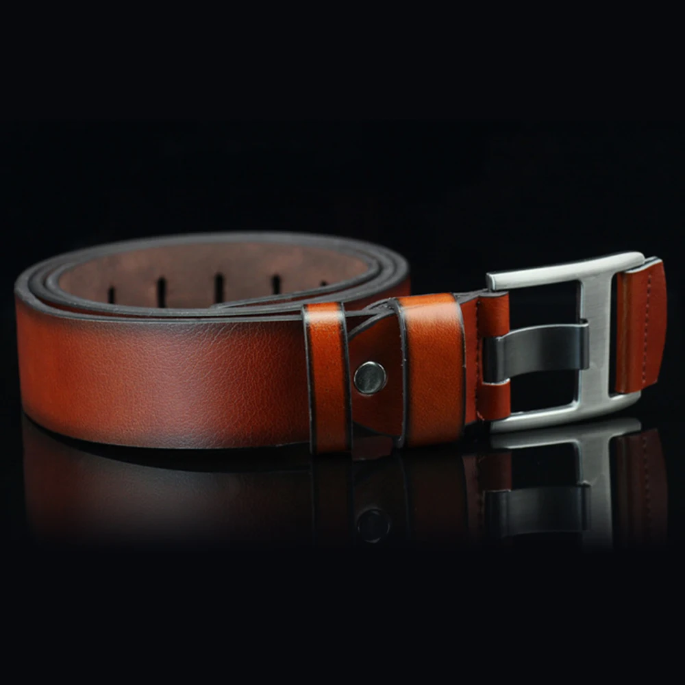 Мужской ремень VRCHIC кожаный высокого качества роскошные дизайнерские ремни из