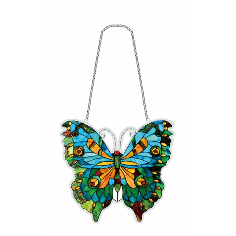 

DIY 5D Diamond Painting Kit for Adults Beginner Hanging Butterfly Ornaments Pendant Beads Embroidery Crafts Wall Home Decoration