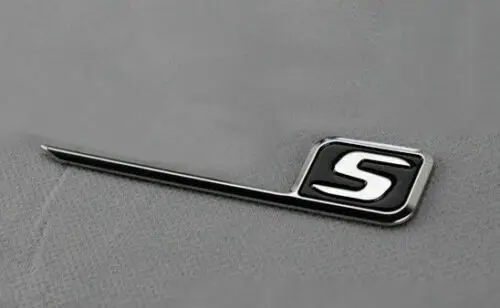 Для AMG S эмблема логотип AMG для Mercedes S 3D Черный C63S CLS63S ABS