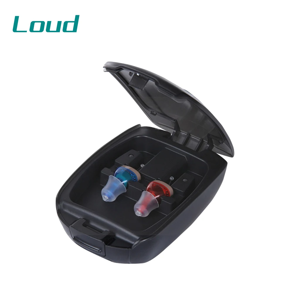 Inner Ear Invisible Digital Noise Reduction Hearing Aid Wireless Charging Hearing Amplifier Feedback Cancellation
