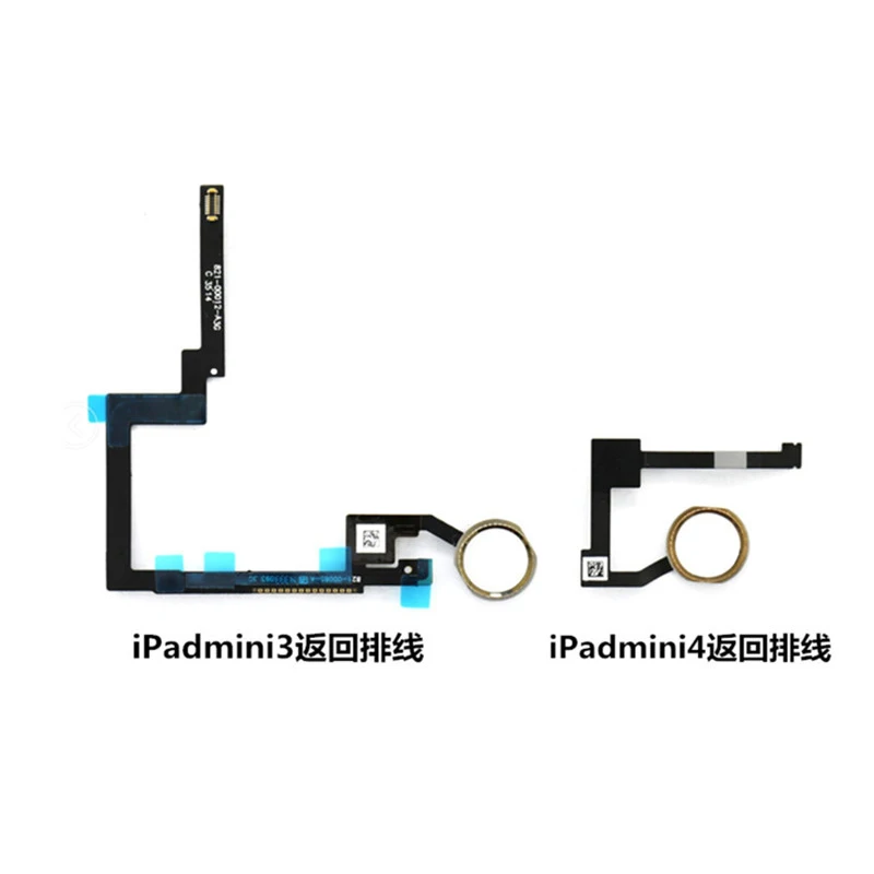 

Home Button Flex Cable For iPad 2018 2017 Mini 3 5 A1599 A2133 A2124 A1983 A1822 A1823 1954 Menu Key Fingerprint Touch ID Sensor