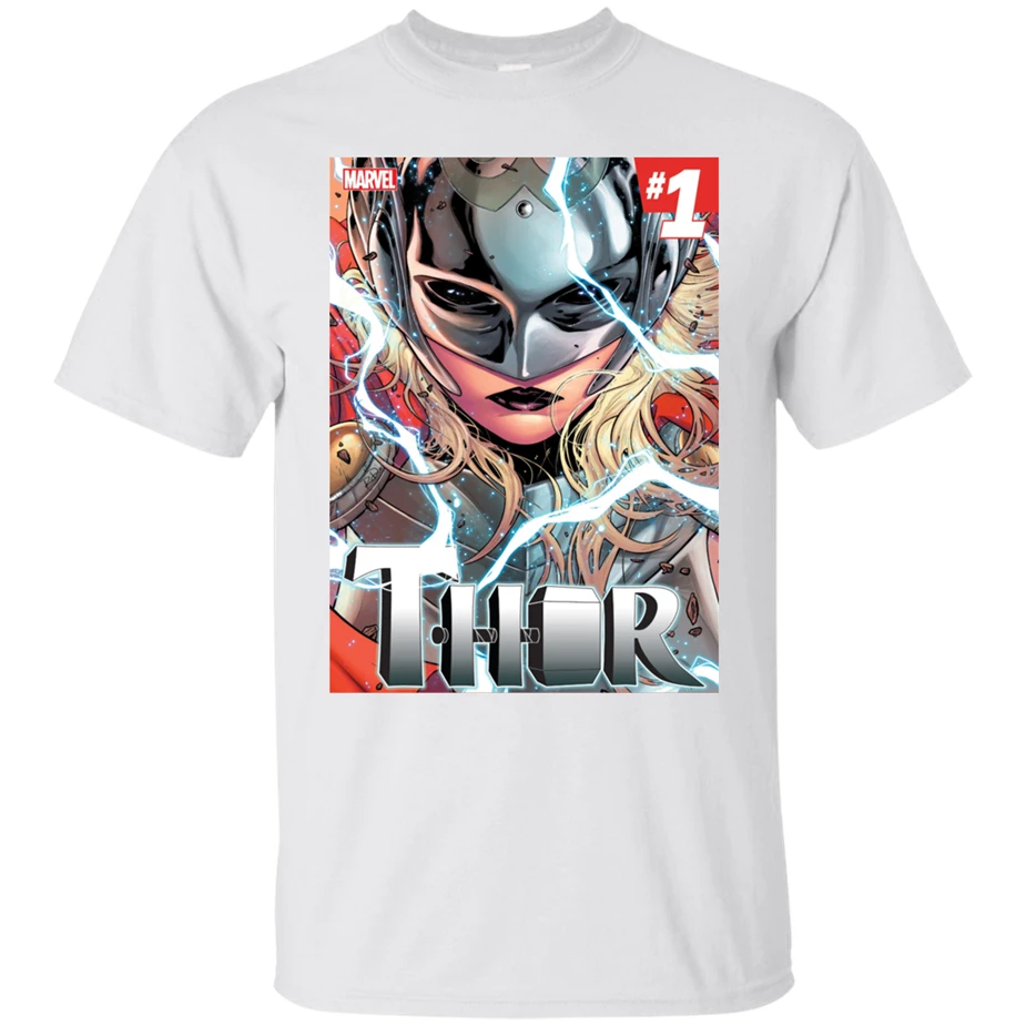Marvel Juniors Jane Foster Thor Mask Женская Мужская футболка с коротким рукавом S 2Xl Классическая