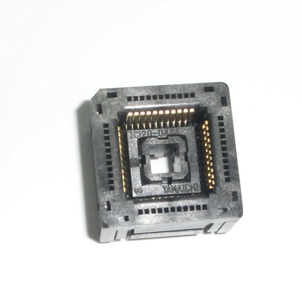 PLCC44 IC120 0444 306 PLCC Yamaichi IC тестовый сгорающий разъем адаптер для программирования 1 27