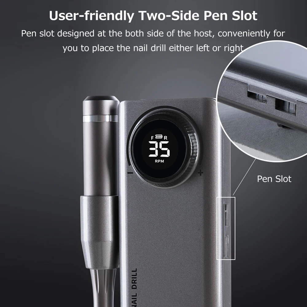 Перезаряжаемая машинка для маникюра многофункциональная полировки ногтей с USB и