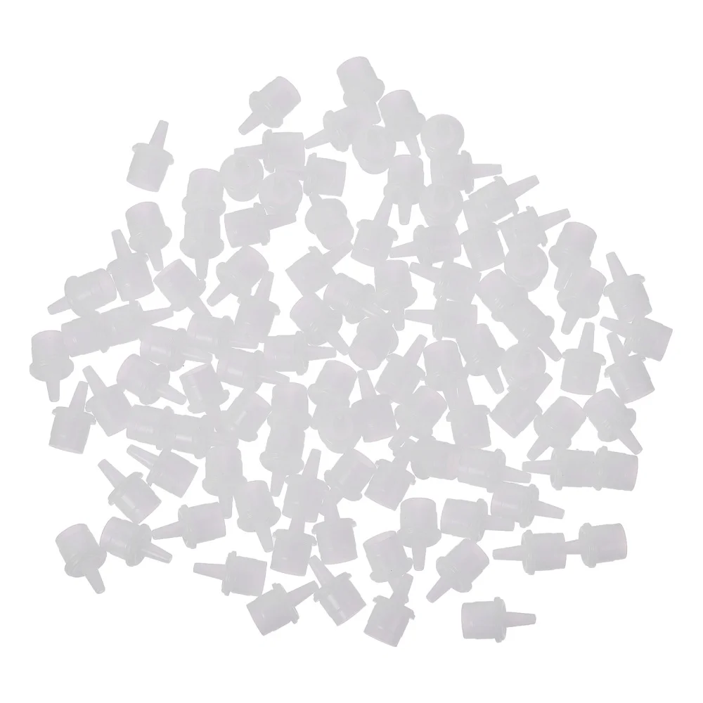 

100pcs Beauty Salon Eyelash Glue Bottle Nozzle Caps Replacement Lash Bottle Tips