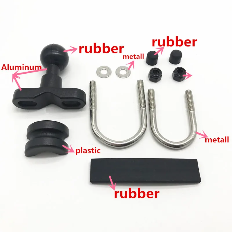 Нержавеющая сталь U образный болт на руль мотоцикла или велосипеда для рельсовой