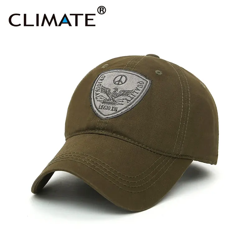 Army Green CLIMATE Новая мужская бейсбольная кепка головной убор крутые мужские кепки мужские женские спортивные палочки черные красивые матовые кепки шляпа для мужчин - Цвет: Army Green