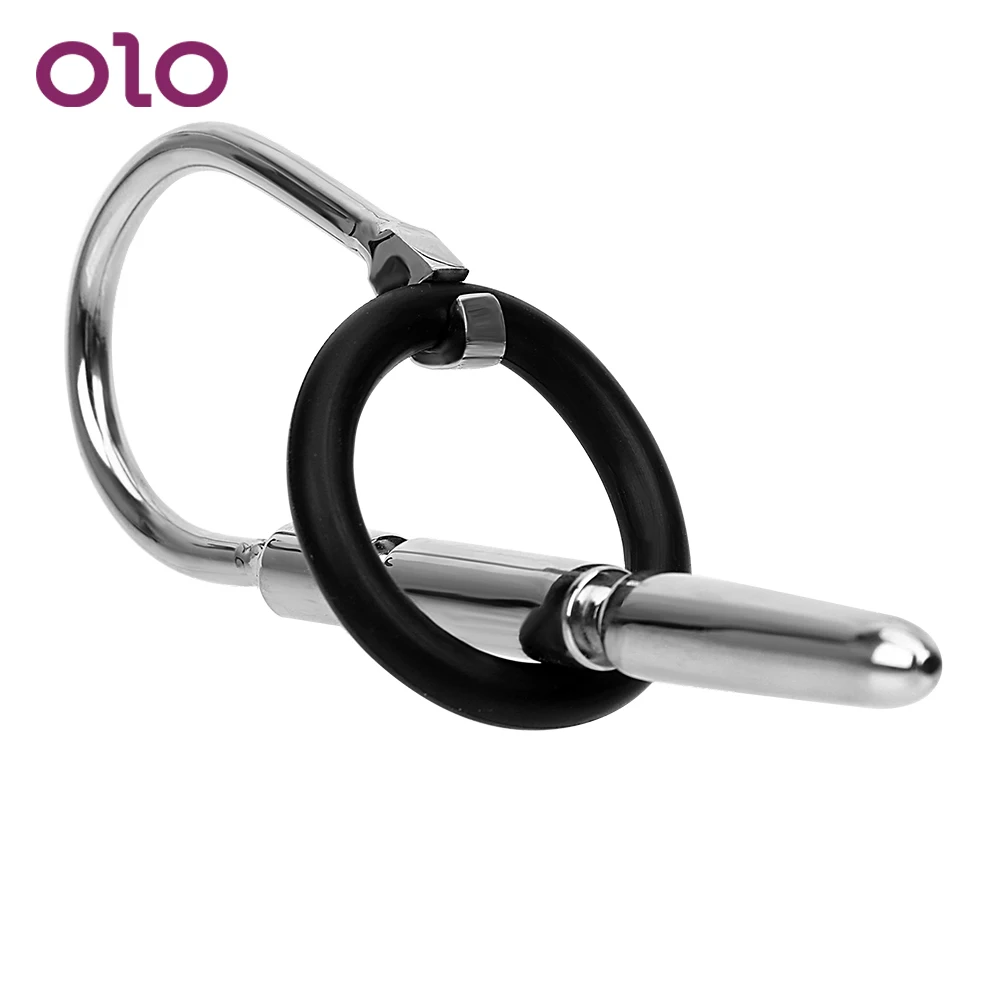Вилка для пениса OLO катетеры звуковые секс-игрушки из нержавеющей стали мужчин