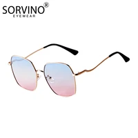 sorvino large square sunglasses women vintage 2021 luxury brand retro big frame sun glasses a0028 metal ladies