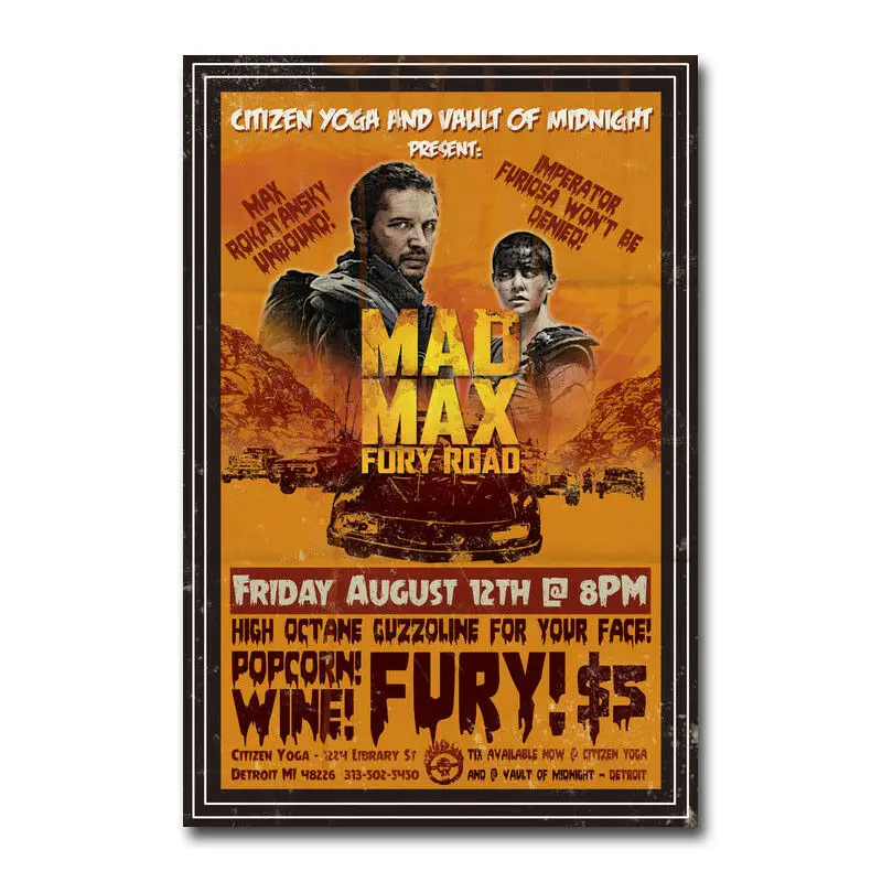F115 Mad Max Fury Road 2 Silk тканевый плакат Art украшение для спальни | Дом и сад