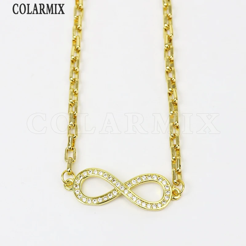 3 Pcs Zircom Pendant necklace Handmade 18k gold Plated Gold jewelry 7697 | Украшения и аксессуары