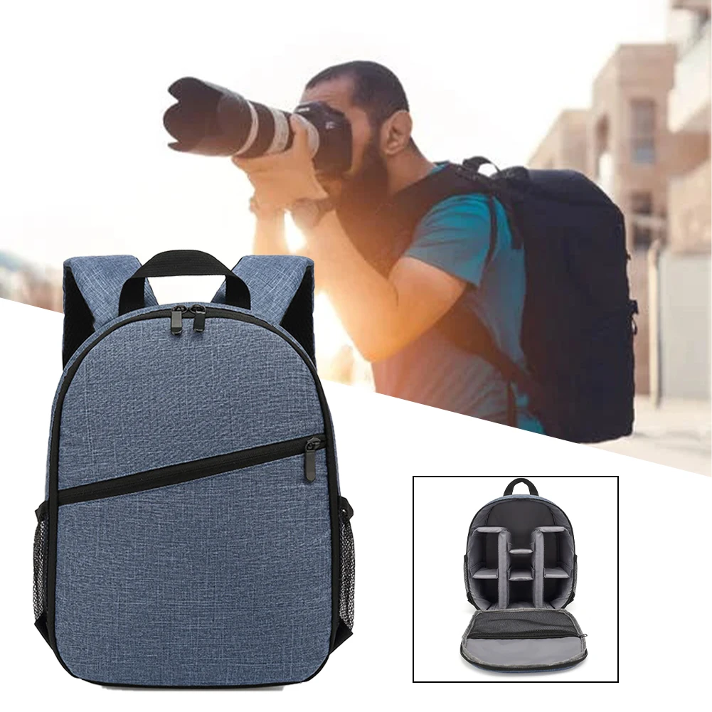 waterproof carrying dual shoulder nylon photography with compartment full protection outdoor camera backpack storage bag free global shipping