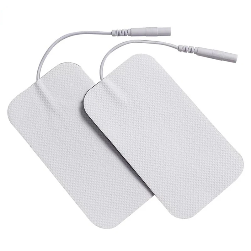 

10Pcs Self-Adhesive Electrode Pads 2mm Plug Gel Patch For Tens Acupuncture Therapy Massager Muscle Stimulator Slimming Device