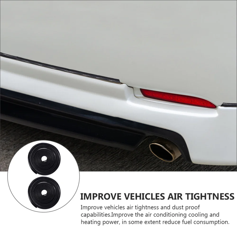 

2pcs Car Door Anti Scratch Protector Strips Auto Sealing Guard Trim Seal Strip