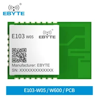 w600 wifi module wireless transceiver 2 4ghz 20dbm ebyte e103 w05 cost effective pcb antenna uart low power consumption