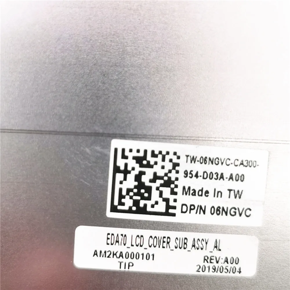 New original 06NGVC 6NGVC For Dell Precision 7740 M7740 17 Inch 7740 Laptop Silver LCD Rear Cover Top Shell Screen Lid