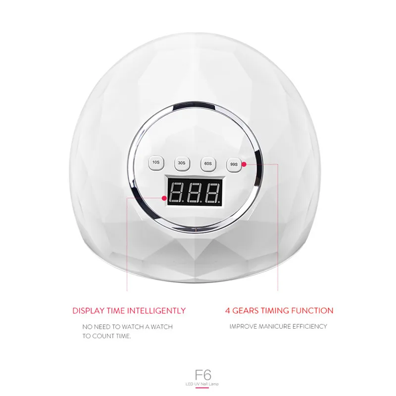 

86W High Power Intelligent Induction Nail Lamp LED Phototherapy Machine Nail Dryer Nail Polish Glue Baking Lamp Nail Tool