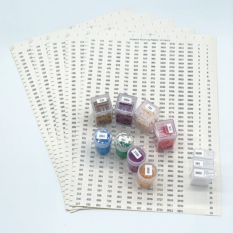 Алмазная этикетка для хранения наклейки алмазная фотовышивка ящик
