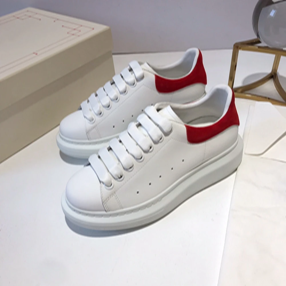 Роскошные Брендовые женские кроссовки из натуральной кожи 2020 новые модные