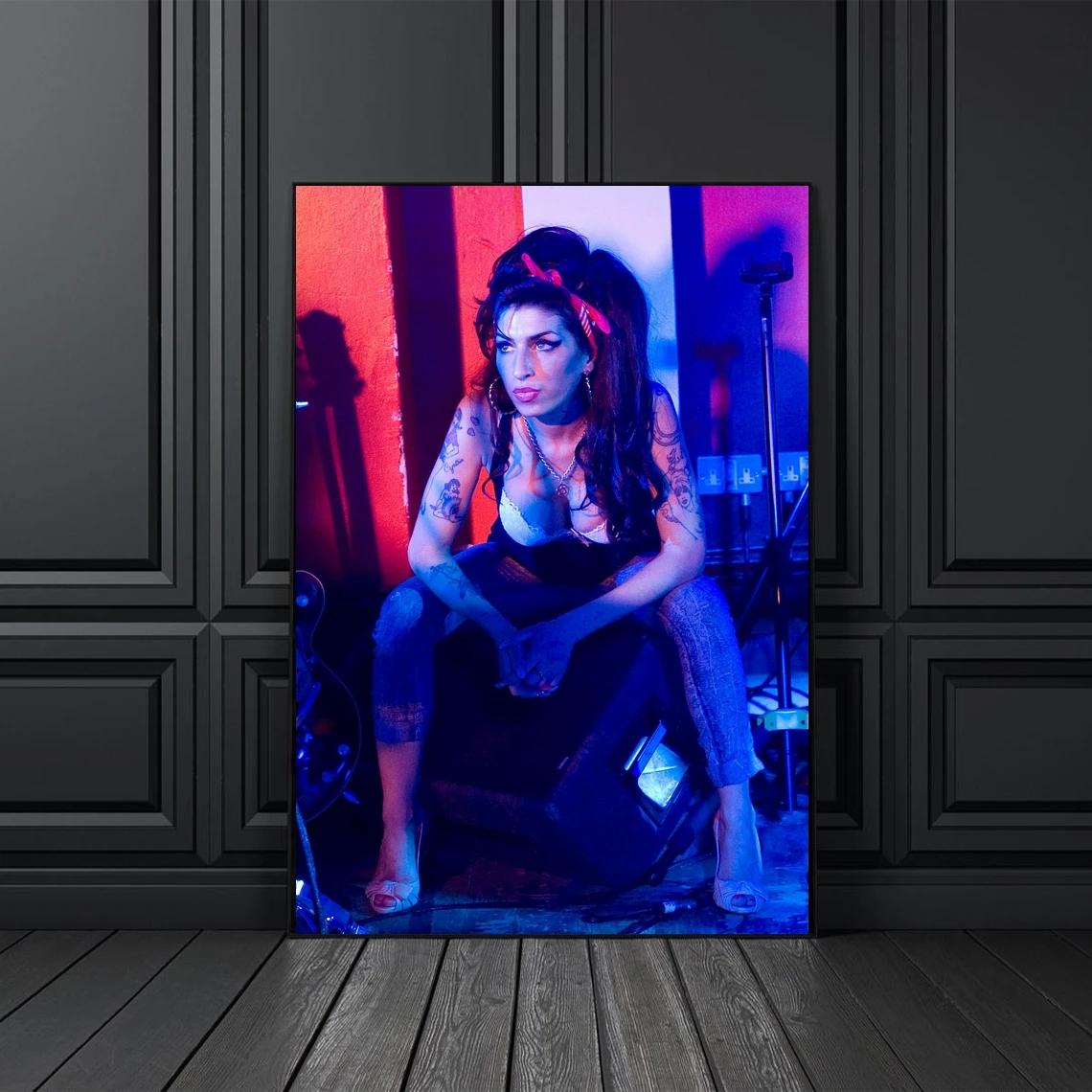

Amy winehouse постер музыка певица звезда фотоальбом постер холст печать дома картины для украшения стен (без рамки)