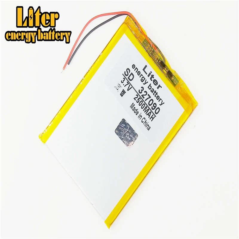 Одобренная SD CE Rohs MSDS lipo батарея 3 7 v 327090 для планшетного ПК 2500mah | Компьютеры и офис