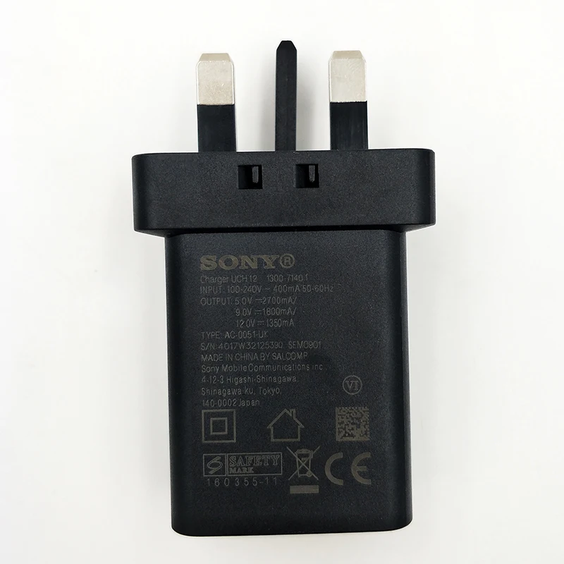 Кабель для передачи данных USB Type-C QC 3 0 оригинальный адаптер быстрой зарядки SONY Xperia