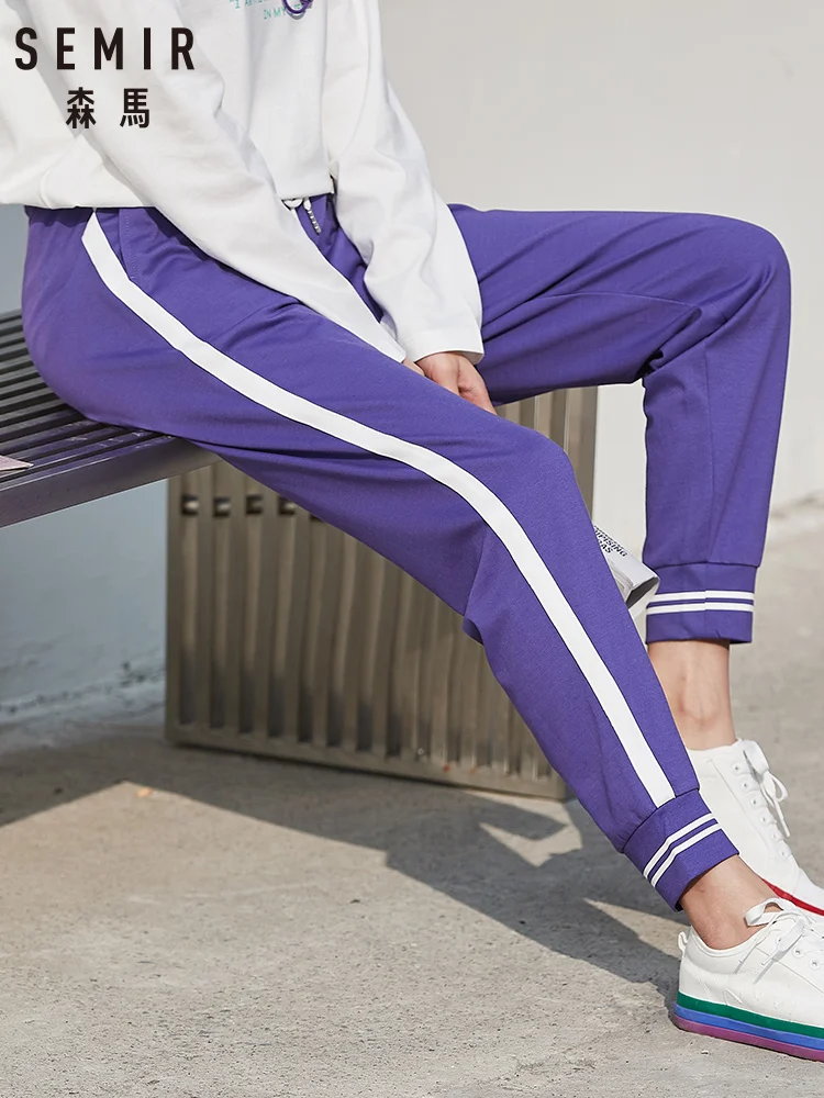 Женские повседневные брюки SEMIR хлопковые с эластичным поясом спортивные