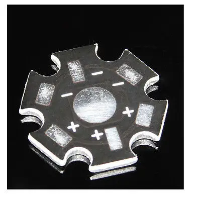 20PCS 20MM 1W 3W 5W High Power LED Universal Aluminum Plate Heatsink Cooler | Электроника