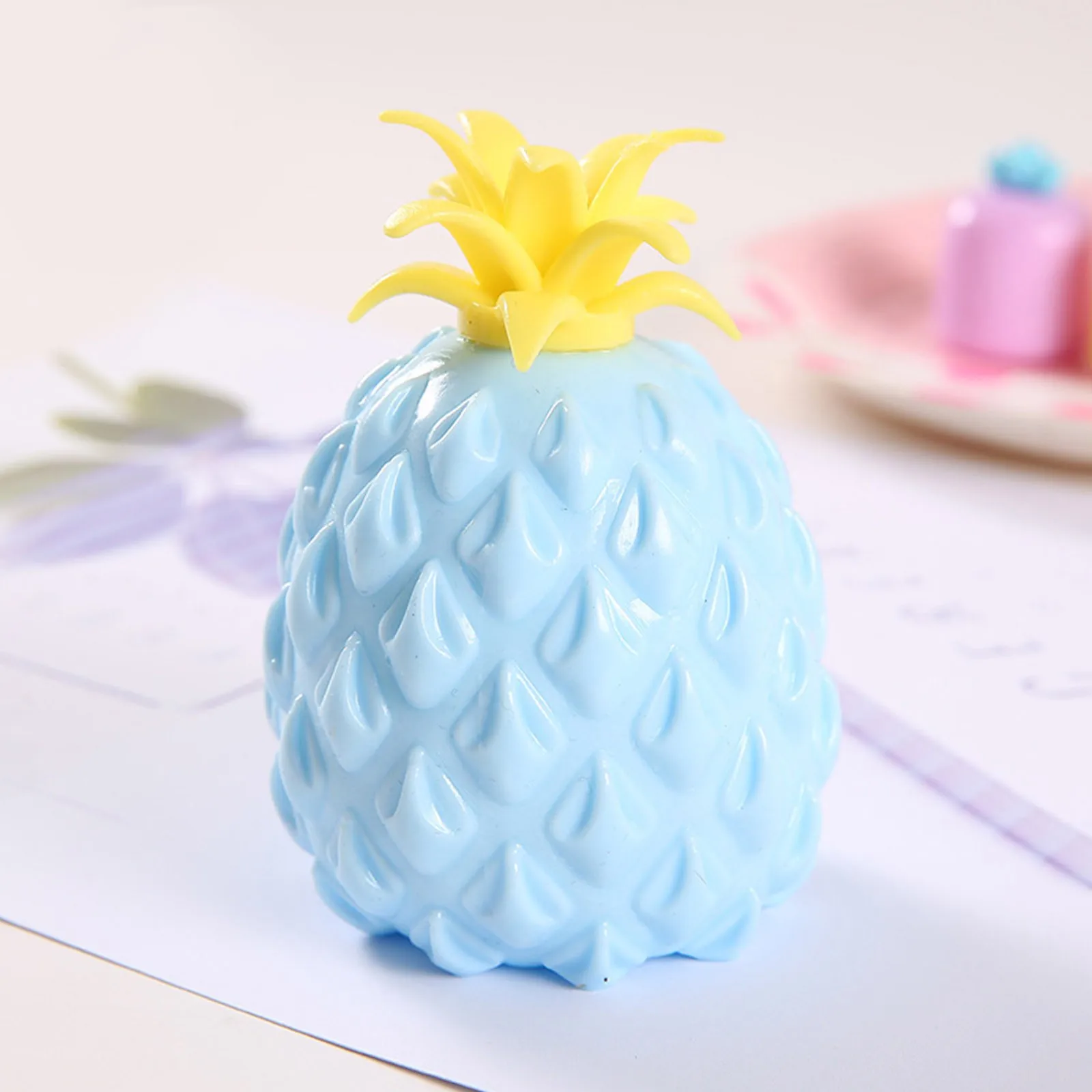 

2021 Soft Pineapple Fidget Toys-stress Squishy Antistress Ball Trend Sensory Figet Toys New Funny Reliever For Kids/adult Gift