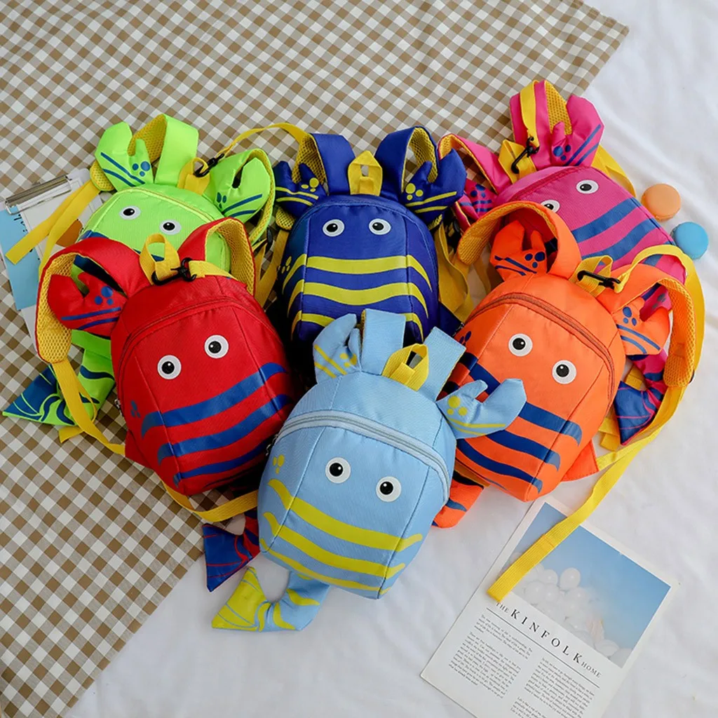 2019 New 3D Animal Children Backpacks Brand Design Girl Boys Backpack HINST Kids School Bags Kindergarten Cartoon Bag M0731 | Игрушки и