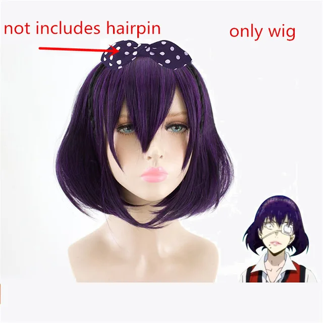 Новый Kakegurui компульсивное Картежник Midari Ikishima Косплэй + парик Кепки аниме костюм |