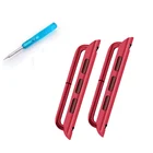 2 шт., адаптер для Apple Watch band 6 SE 5 4 3 iwatch 44 мм 42 мм 38 мм