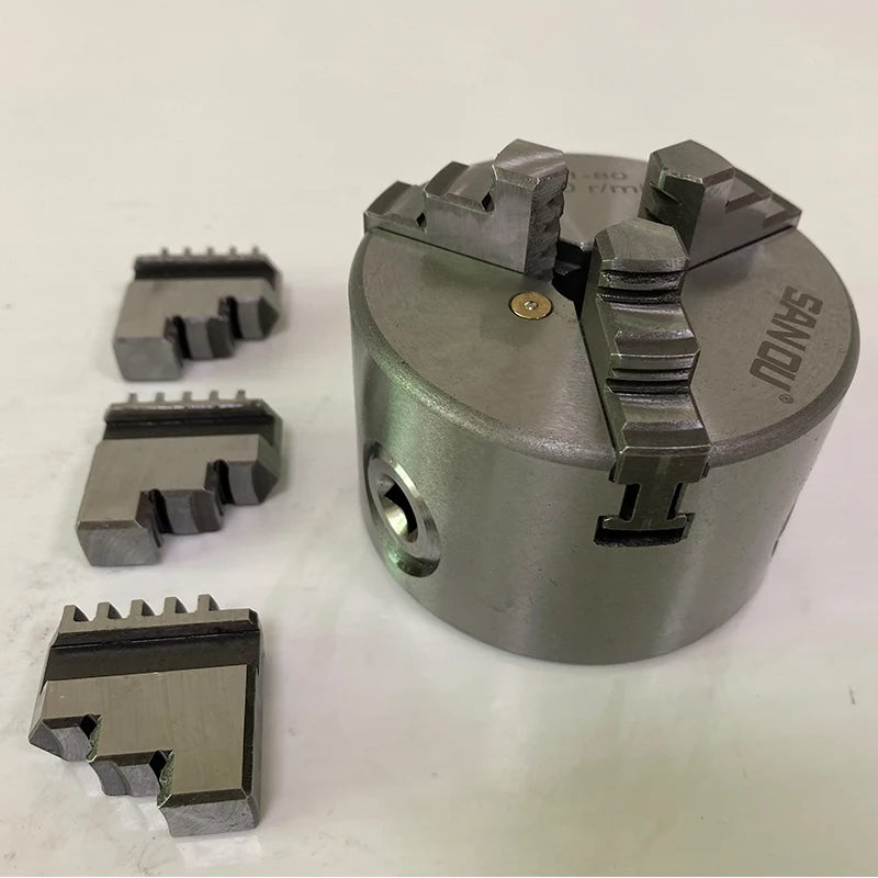 3 Щековая патроны токарные 80 мм Самоцентрирующийся Зажимной патрон K11 SAN OU Марка