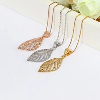 au750 18k gold chain jewelry real 18k yellow gold pendant for women female gold leaf pendant rose gold pendant au750