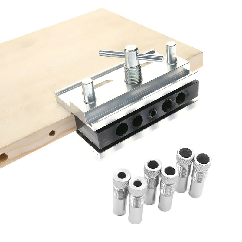 

Woodworking Doweling Jig Tools Metal Drill Dowel Hole Self Centering 120mm*60mm