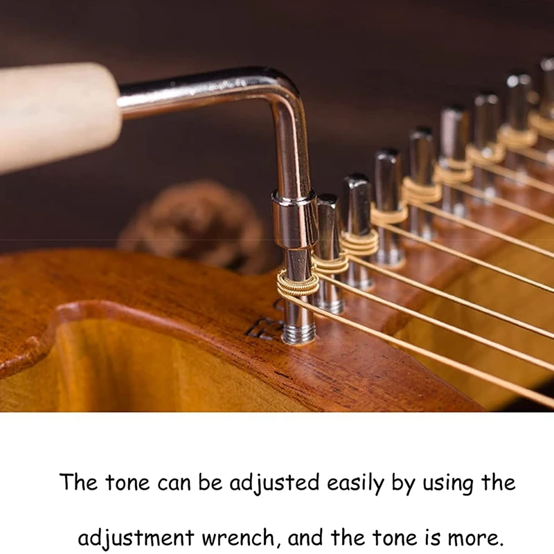 

Lyre Harp,19 String Mahogany Lyre Harp,19 String Lyre Unique Patterns Carved Symbols,for Music Lovers Beginners,Etc