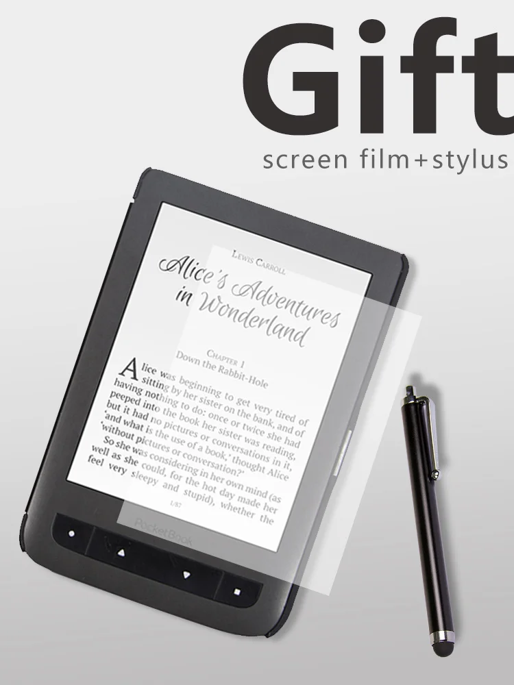 Чехол-обложка с шелковым принтом для Pocketbook basic touch lux 2 614/624/626 pocketbook 626 plus ereader