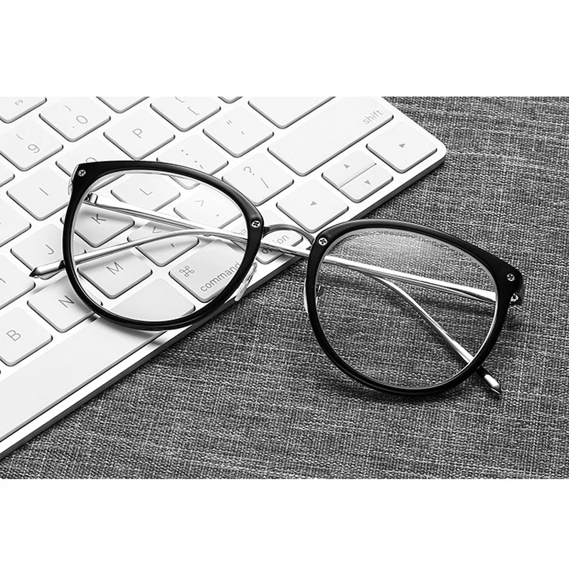 Elbru классические очки с заклепками для близорукости мужские и женские ретро