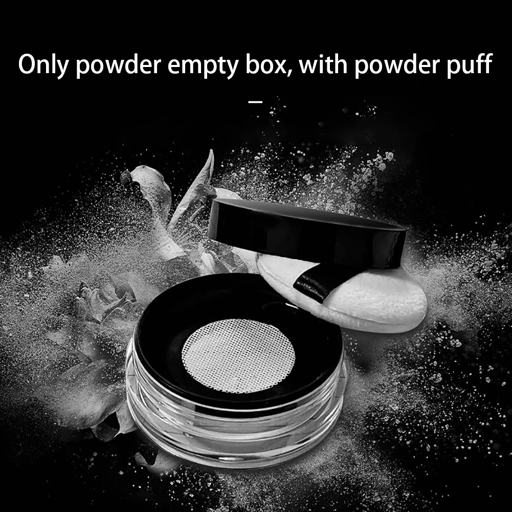 Пустая пустая пышная коробка 10 г рассыпчатый контейнер для пудры многоразовая