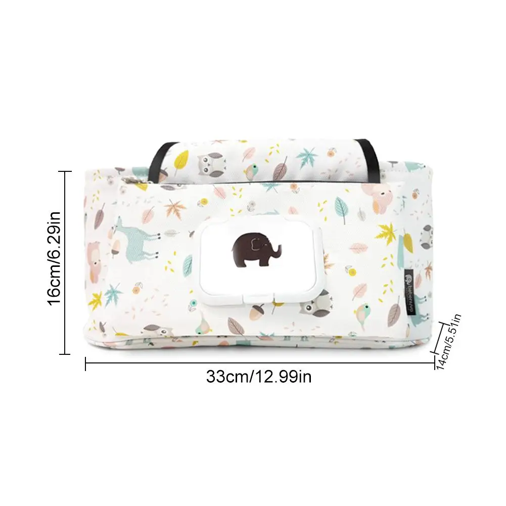 

Baby Stroller Bag Large Capacity Diaper Bags Outdoor Travel Hanging Carriage Mommy Bag Infant Care Organizer Accessories