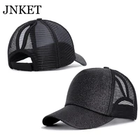 jnket new fashion ponytail baseball cap women sunhat breathable baseball hat snapbacks hats mesh cap ponytail hat gorras