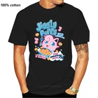 Футболка JigglyPuffs для мальчиков Аниме футболки Милая мультяшная Дизайнерская одежда Парные черные футболки забавные хлопковые футболки