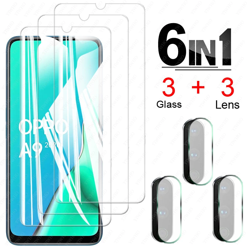 camera lens protective glass for oppo a5 2020 screen protector on for oppo a9 2020 a 5 9 a11x tempered glass full cover film free global shipping