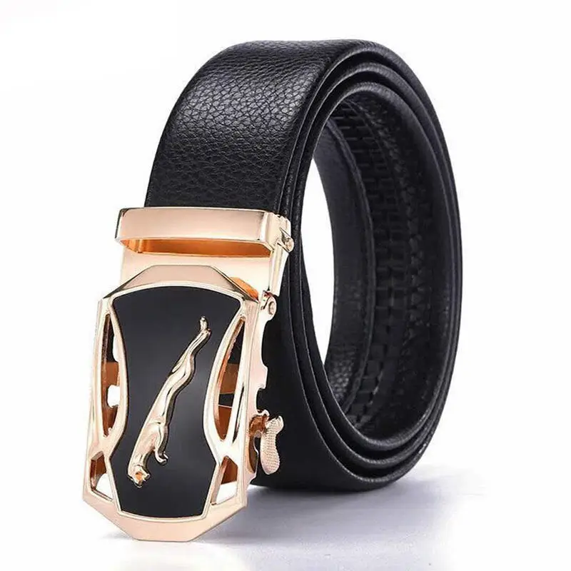 Kemeiqi top quality cowhide belt men's genuine men's belt luxury belt men's metal automatic buckle