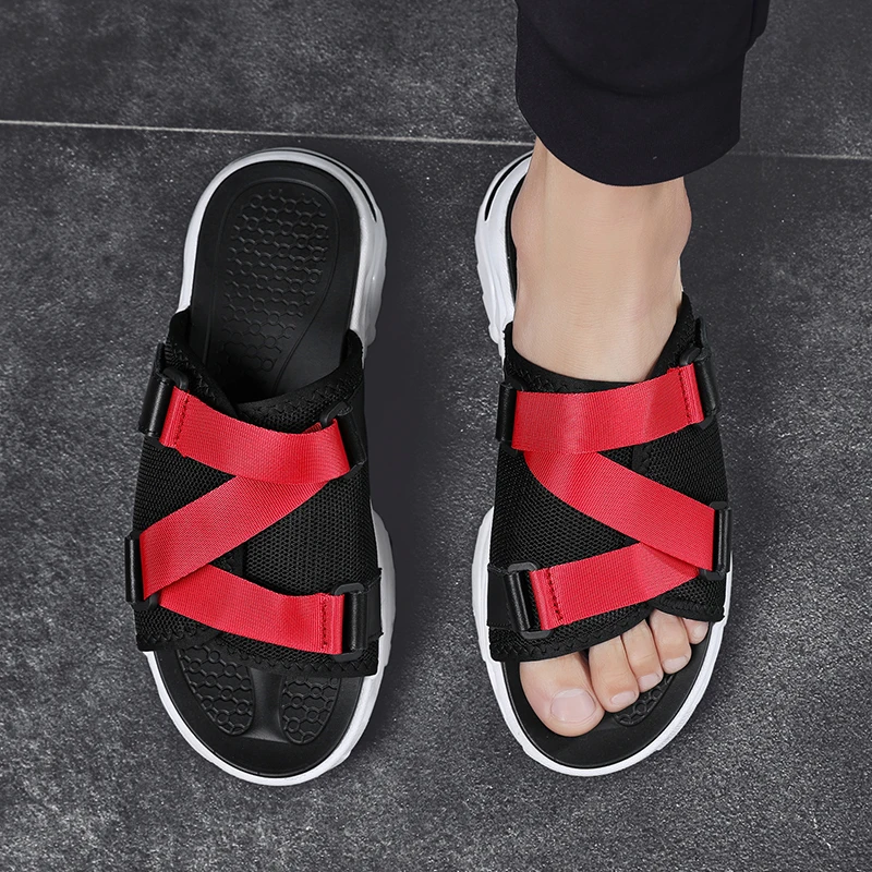 

Sandals Outdoor Summer Sandals Men For Sandalia Masculino Sandalias De Casa Hombre Sandalen Gladiators Sandali Uomo Rubber Roman