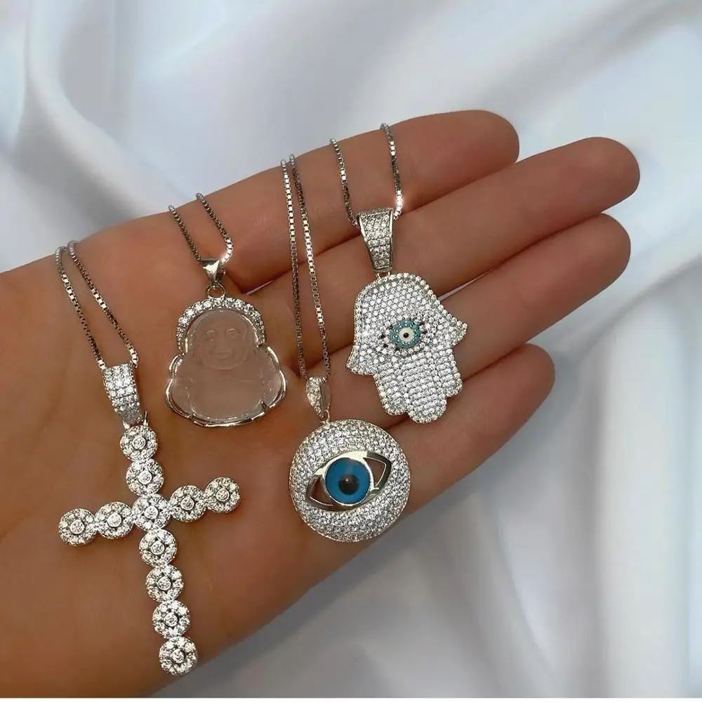 Модная европейская Женская цепочка в коробке 16 + 4 дюйма ювелирные изделия с