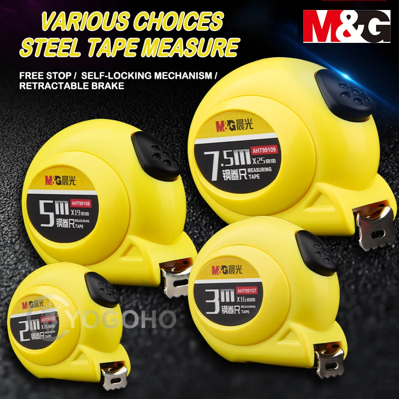 

High Quality Steel Tape Measure 3/5/7.5/10 meters a variety of precision and durable measuring ruler measuring tape