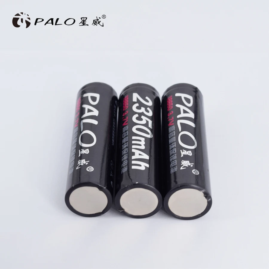 PALO 6 шт. литиевая батарея 18650 аккумуляторная 3 7 в батареи для Panasonic фонарик